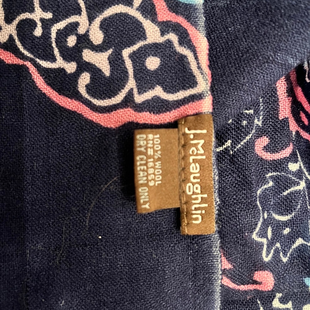 J. McLaughlin paisley scarf
